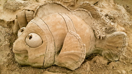 Sandskulpturen-Ausstellung in Ahlbeck